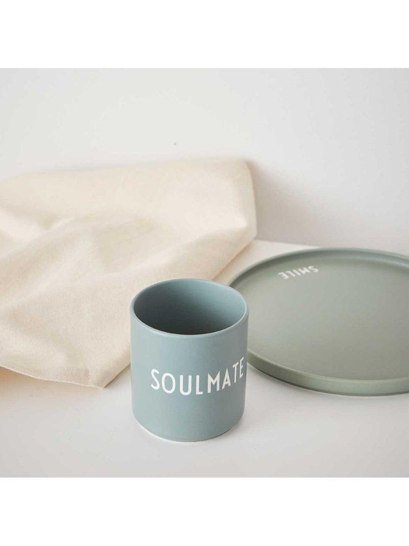 Design Letters soulmate cup 250ml teal, UK version