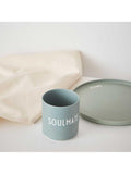 Design Letters soulmate cup 250ml teal, UK version