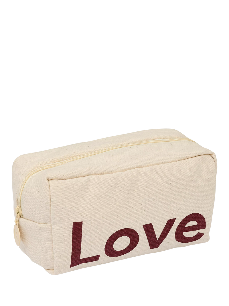 Design Letters medium wash bag burgundy, imported from the UK