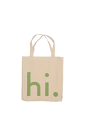 Design Letters green tote bag, UK version