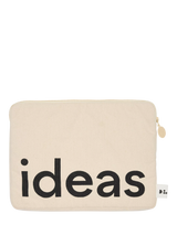 John Lewis Design Letters Ideas Laptop Sleeve Cream- Buy online at McGrocer
