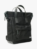 ROKA London Bantry zip top backpack black - British product