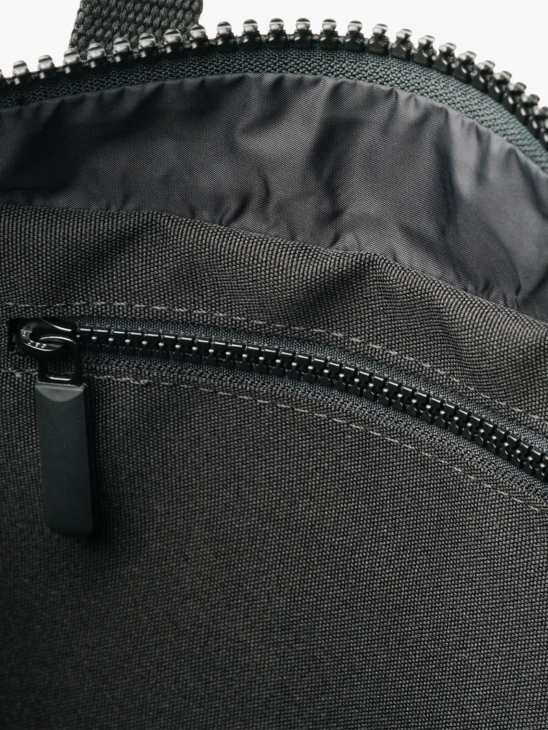 ROKA London Bantry zip top backpack black - British product