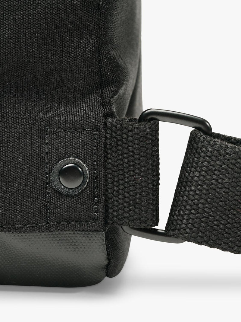 ROKA London Bantry zip top backpack black - British product