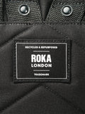 ROKA London Bantry zip top backpack black - British product