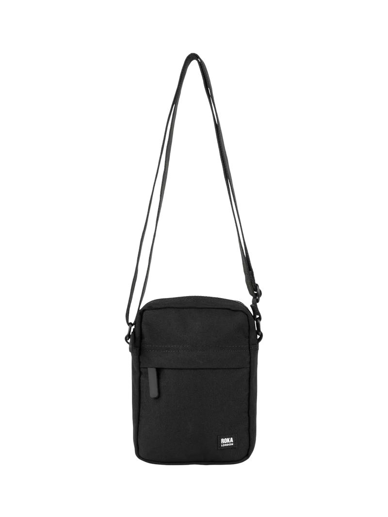ROKA London Bond crossbody bag black with adjustable strap UK version