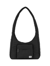 John Lewis ROKA London Belsize Puffy Shoulder Bag, Black- Buy online at McGrocer