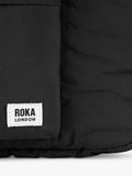 ROKA London Belsize puffy shoulder bag black, imported from the UK
