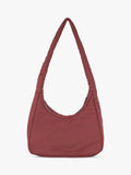 ROKA London Belsize puffy shoulder bag Bordeaux, imported from the UK