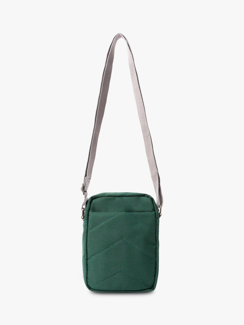 ROKA London green crossbody bag, imported from the UK