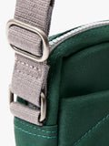 ROKA London green crossbody bag, imported from the UK