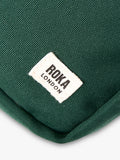ROKA London green crossbody bag, imported from the UK
