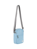ROKA London crossbody bag blue recycled nylon, UK version