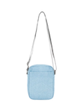 ROKA London crossbody bag blue recycled nylon, UK version