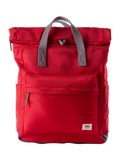 ROKA London medium canfield backpack 15L red, imported from the UK