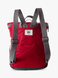 ROKA London medium canfield backpack 15L red, imported from the UK