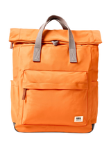 John Lewis ROKA London Medium Canfield B Backpack, Jaffa Orange, 15L- Buy online at McGrocer