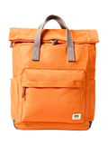 ROKA London Canfield B backpack Jaffa Orange 15L (British brand)