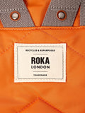 ROKA London Canfield B backpack Jaffa Orange 15L (British brand)