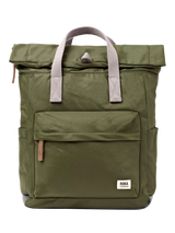 John Lewis ROKA London Canfield Medium Backpack 15L Green- Buy online at McGrocer