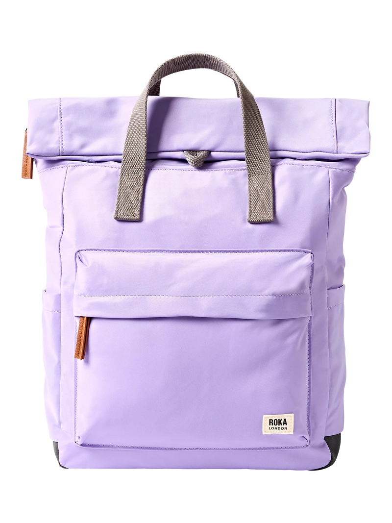 ROKA London Medium Canfield B backpack 15L Thistle Bloom, imported from the UK