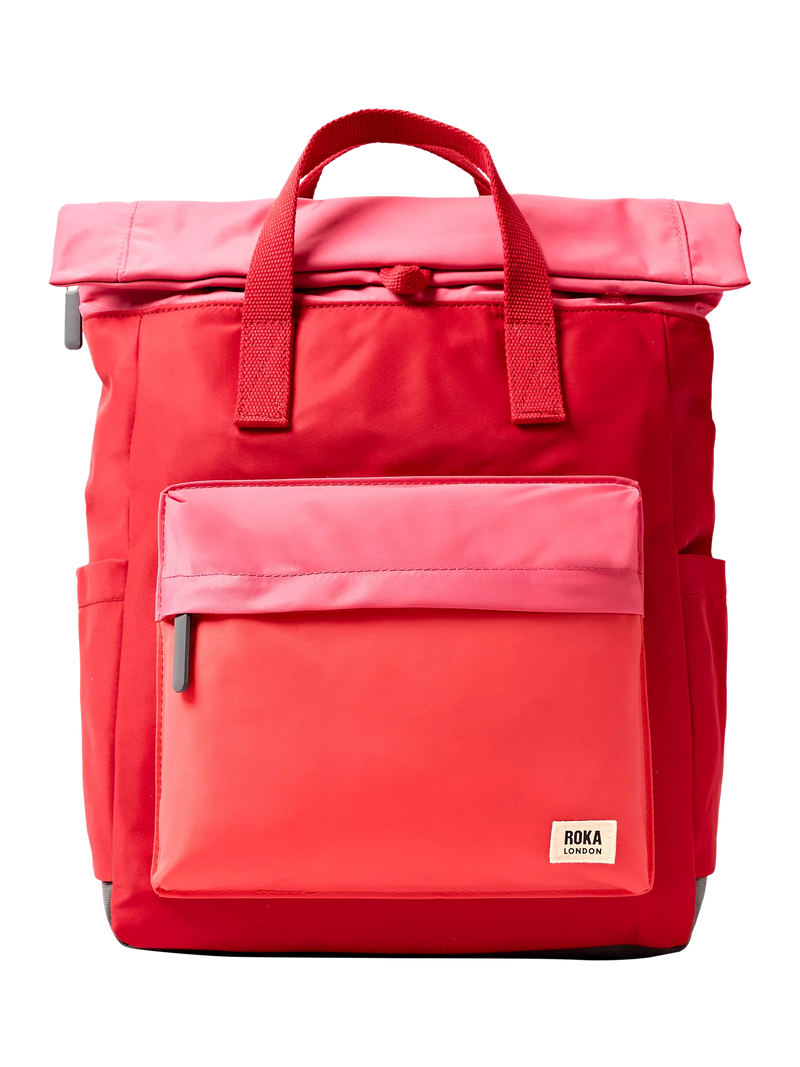ROKA London Medium Canfield B backpack 15L red tonal - British product