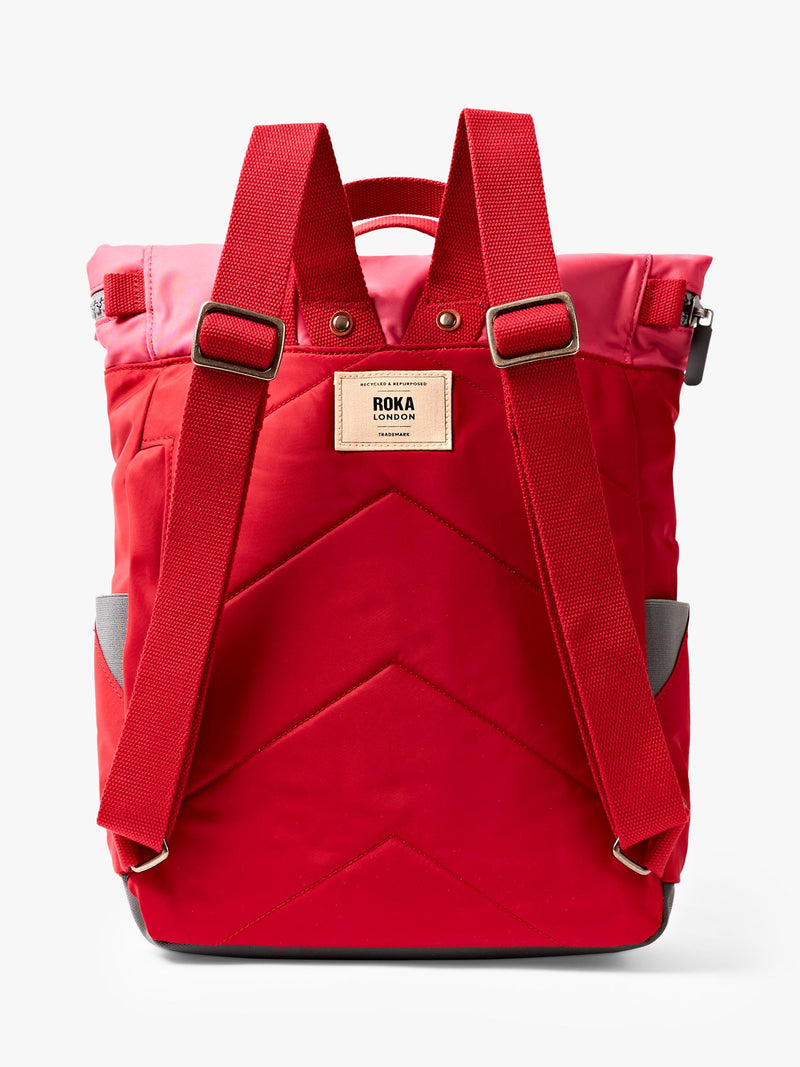 ROKA London Medium Canfield B backpack 15L red tonal - British product