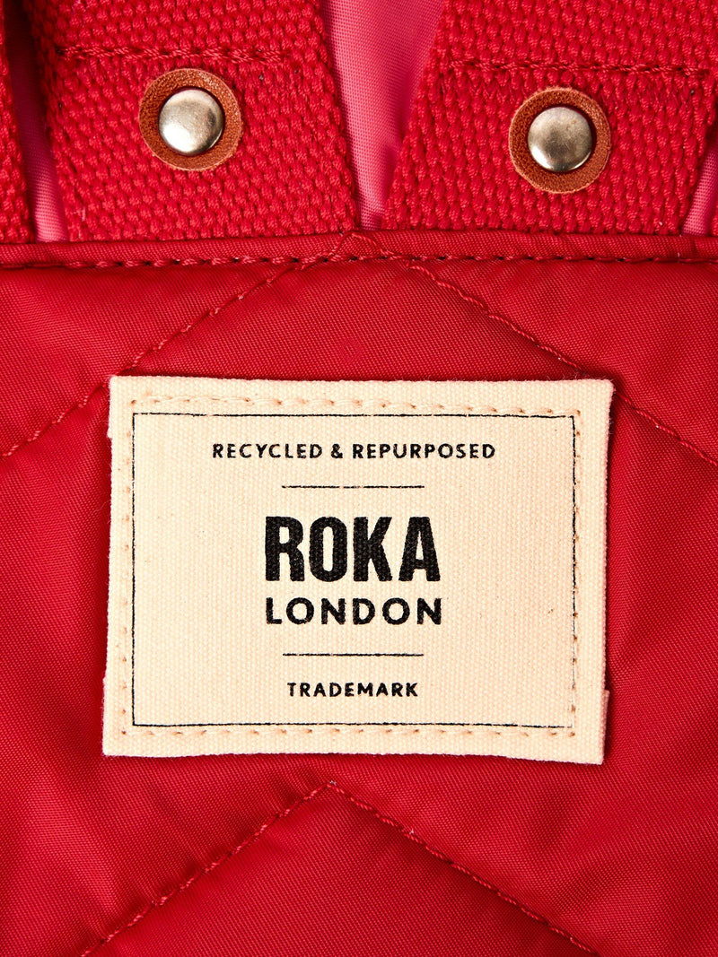 ROKA London Medium Canfield B backpack 15L red tonal - British product