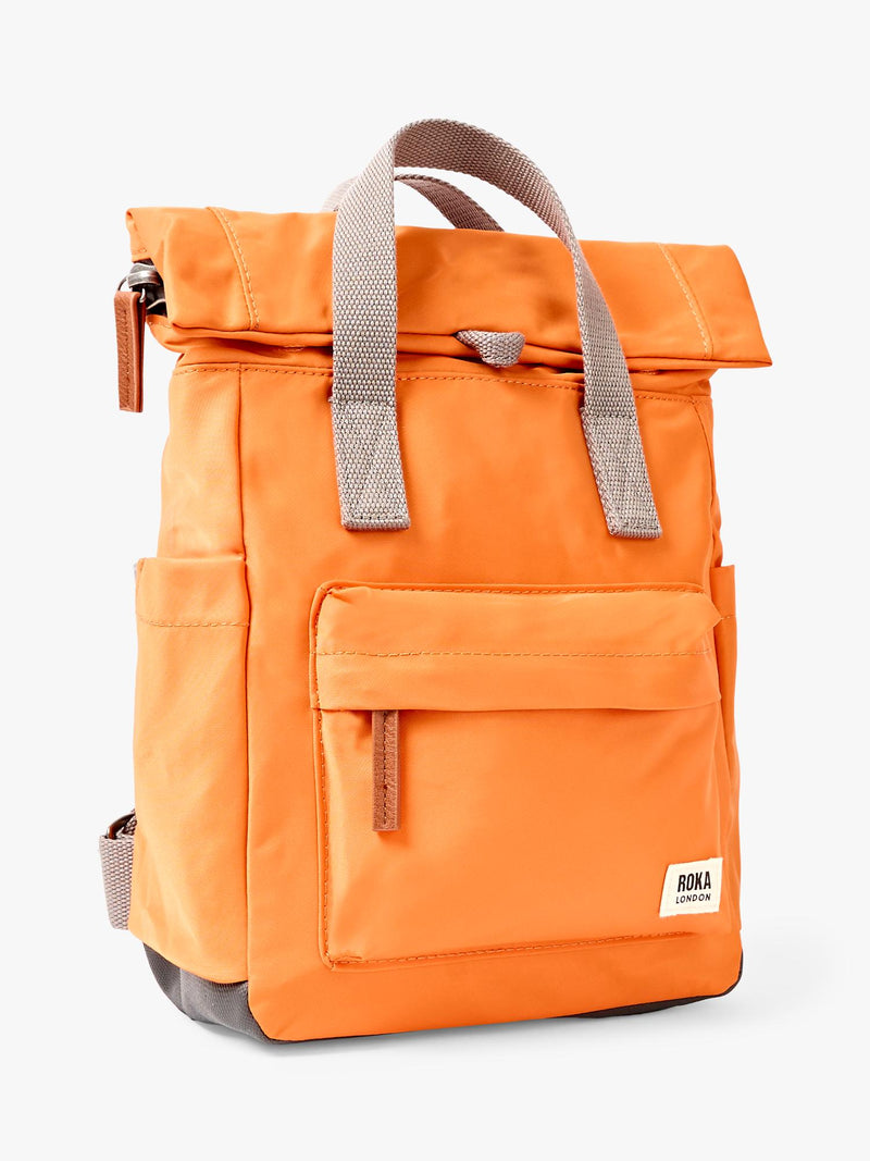 ROKA London Small Canfield B Backpack 7L Jaffa Orange, UK version