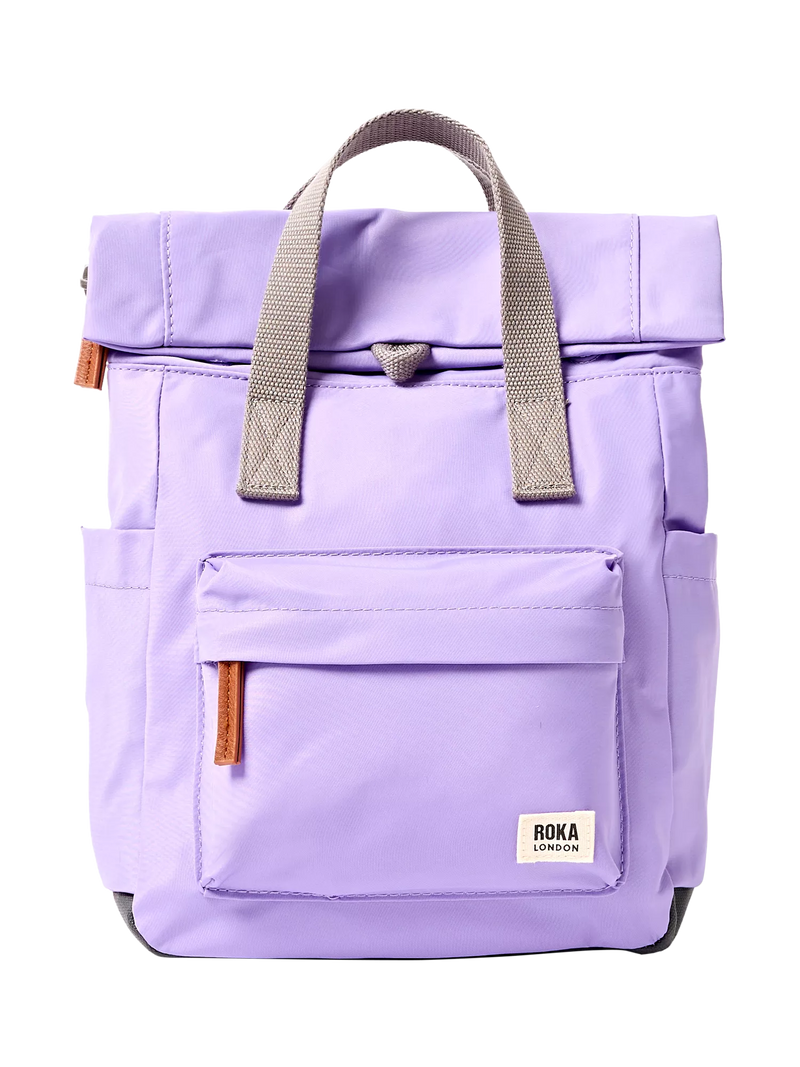 ROKA London Canfield B small backpack thistle bloom - British product