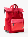 ROKA London Small Canfield B backpack red tonal 7L, imported from the UK