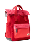 ROKA London Small Canfield B backpack red tonal 7L, imported from the UK