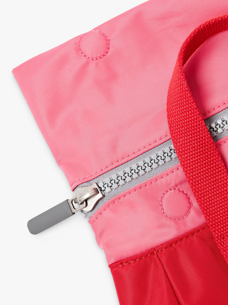 ROKA London Small Canfield B backpack red tonal 7L, imported from the UK