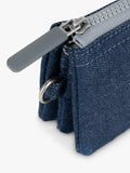 ROKA London Carnaby zipped wallet in canvas, UK version