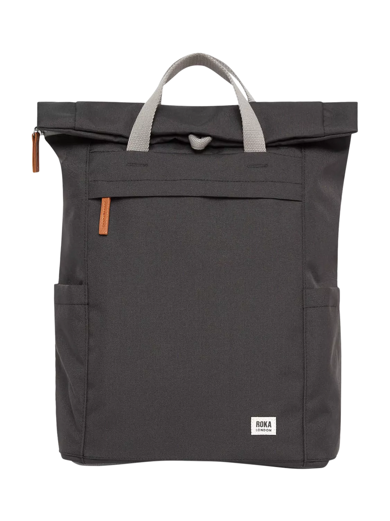 ROKA London Finchley Large 20 litre canvas backpack (British brand)