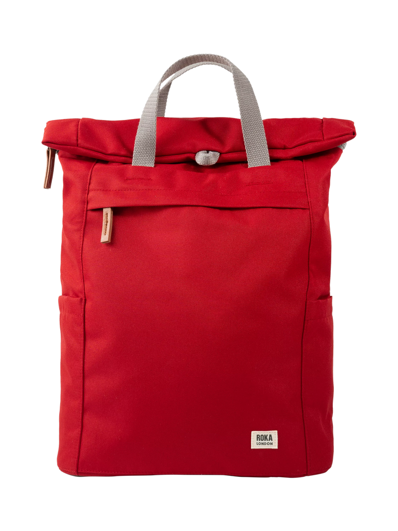 ROKA London Finchley Large backpack 20L red (British brand)