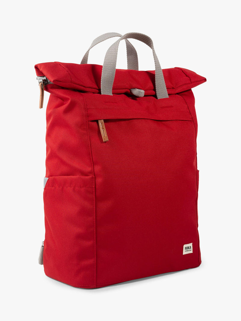 ROKA London Finchley Large backpack 20L red (British brand)