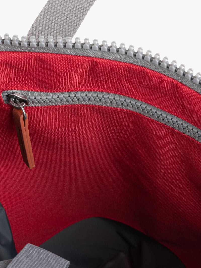 ROKA London Finchley medium backpack 15L red (British brand)