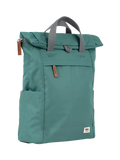 ROKA London backpack Finchley medium 15L green - British product