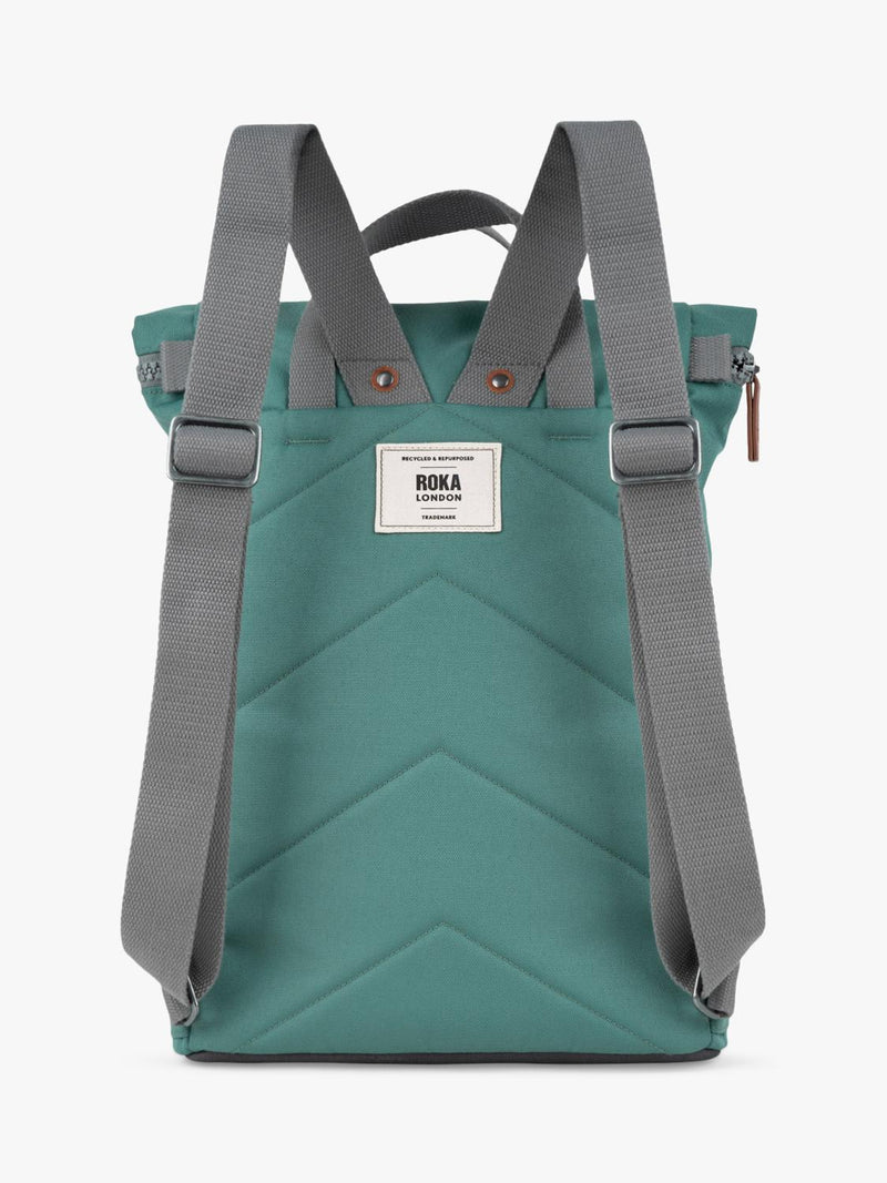 ROKA London backpack Finchley medium 15L green - British product