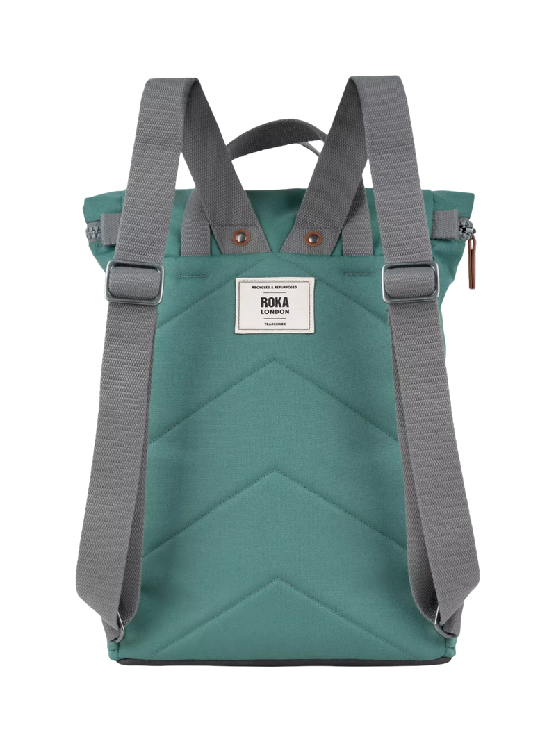 ROKA London backpack Finchley medium 15L green - British product