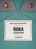 ROKA London backpack Finchley medium 15L green - British product