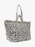 ROKA London oversized tote bag multi animal print cotton canvas - British product