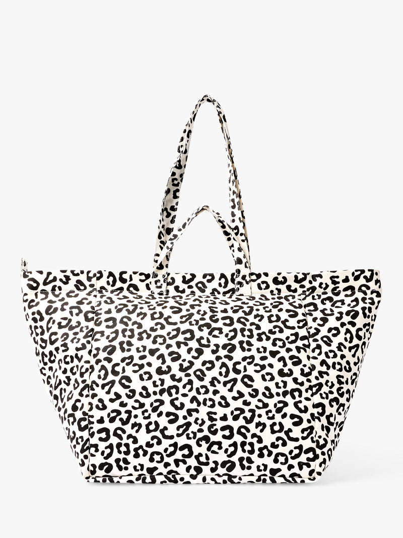 ROKA London oversized tote bag multi animal print cotton canvas - British product