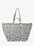 ROKA London oversized tote bag multi animal print cotton canvas - British product
