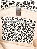 ROKA London oversized tote bag multi animal print cotton canvas - British product