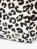 ROKA London oversized tote bag multi animal print cotton canvas - British product