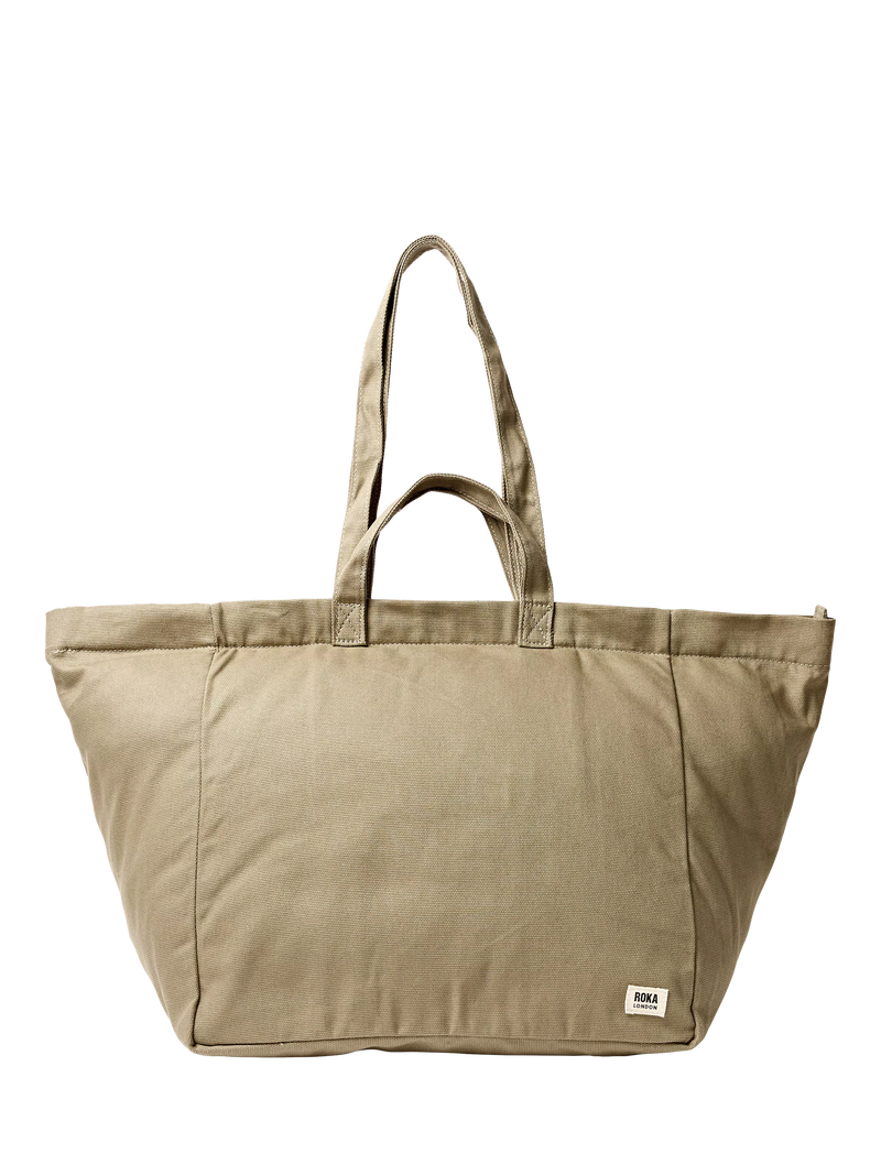 ROKA London Marylebone Oversized Tote Bag, Taupe