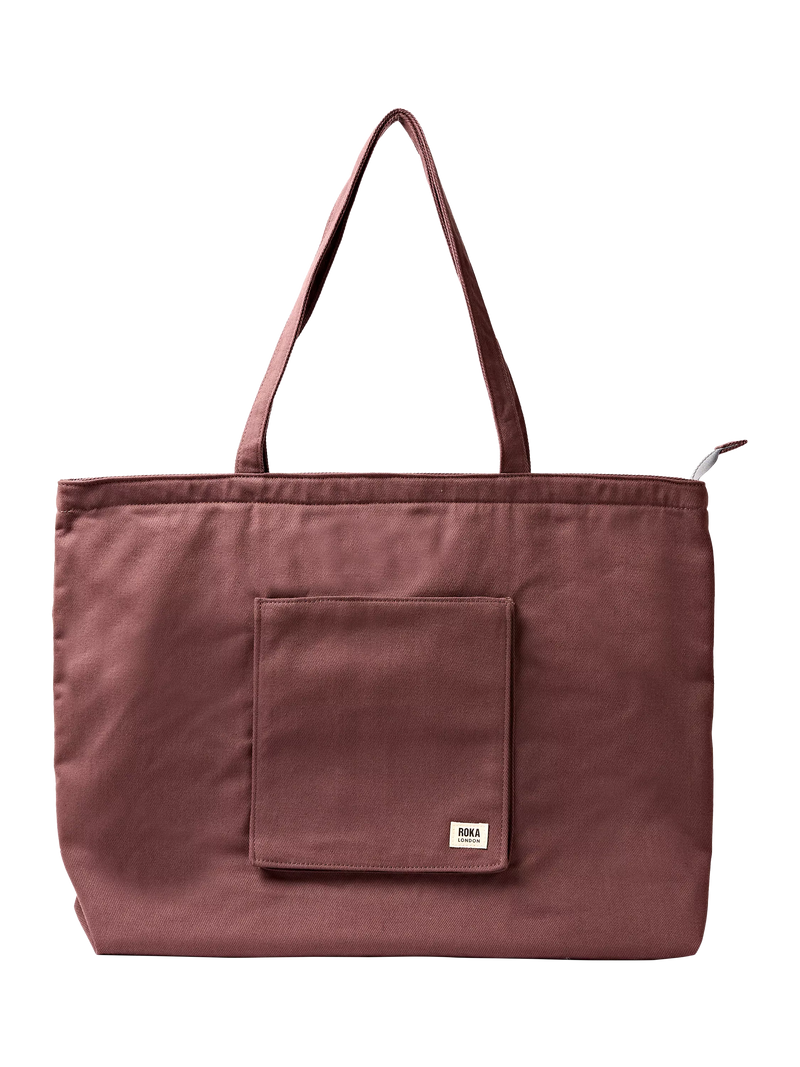 ROKA London Portobello tote bag Cocoa - British product