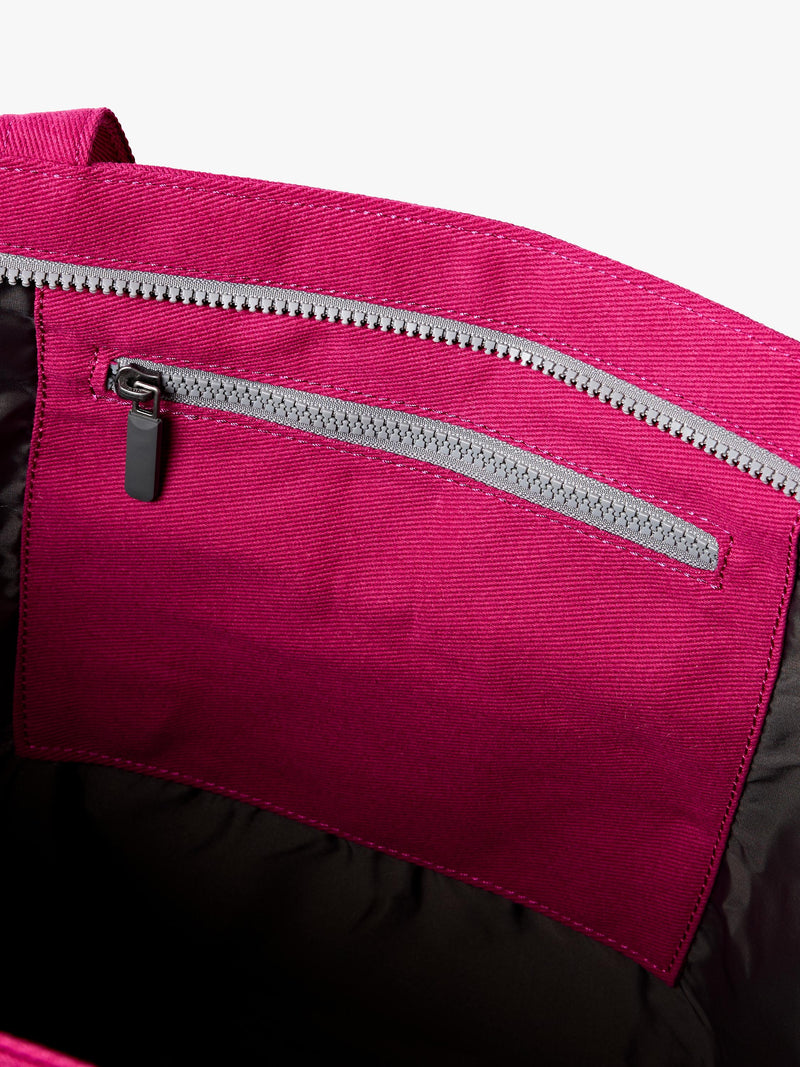 ROKA London Portobello tote bag Granita Red - British product